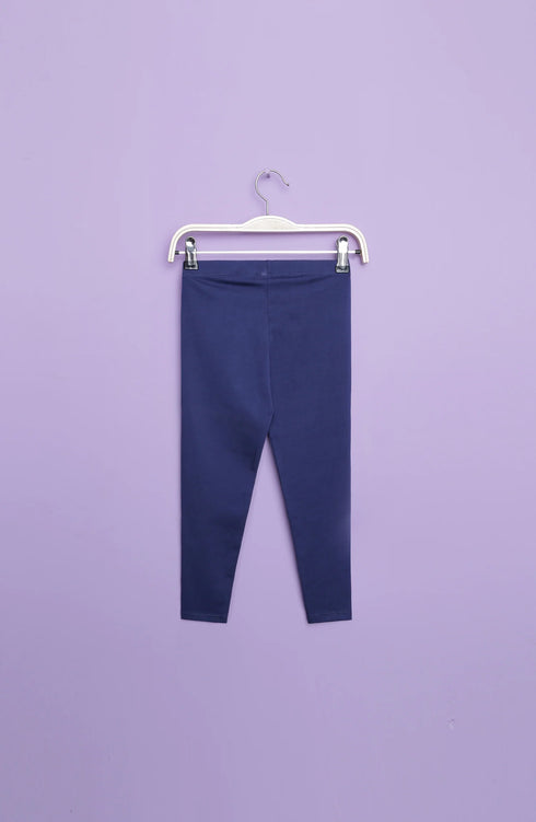 Blue Basic Tights